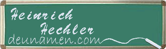 Heinrich Hechler Visitenkarte
